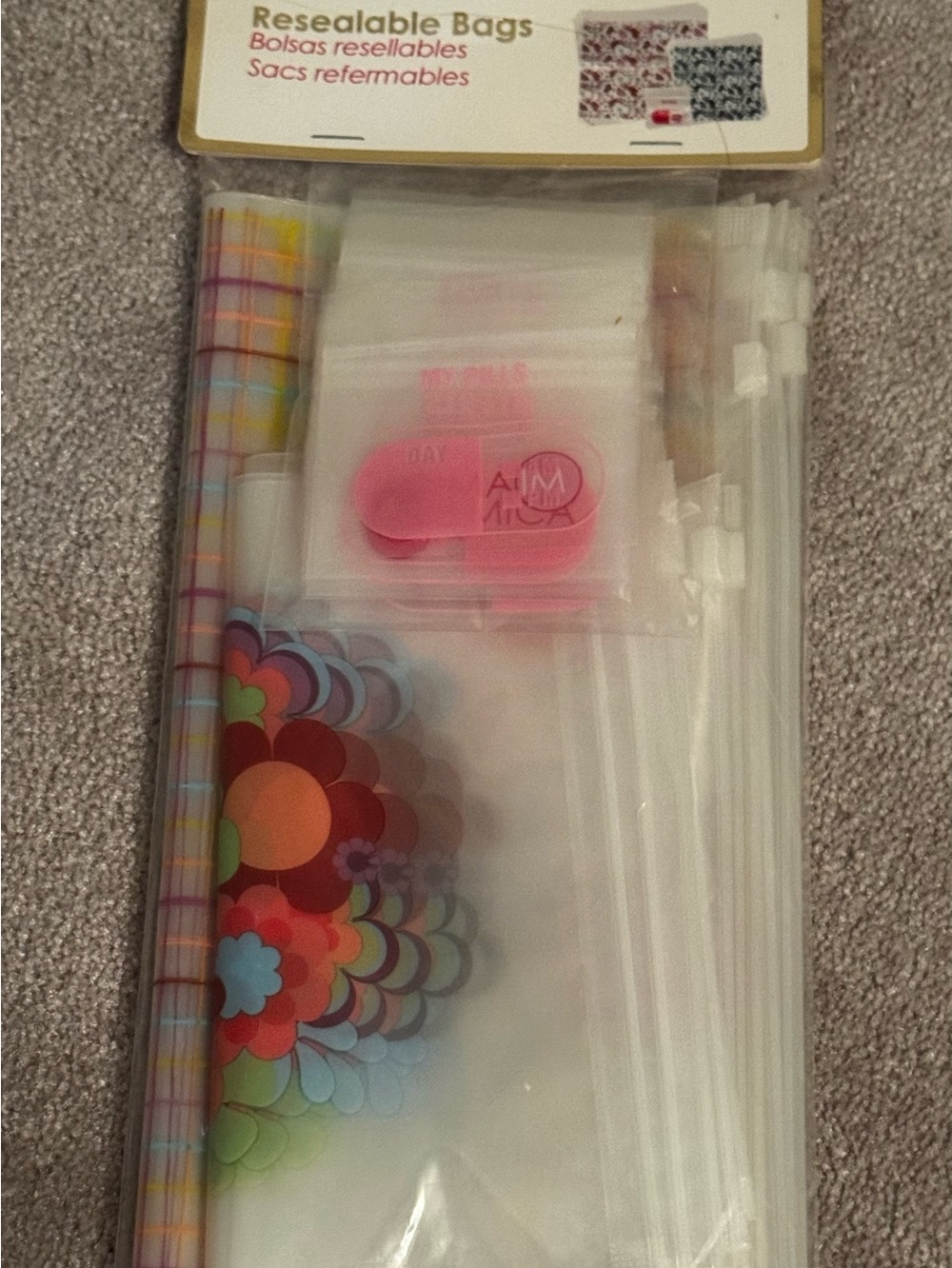 NEW!! Miamica Resealable Travel Bags - 40 Pack